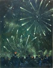 Firework finale, Carshalton  -  7x6