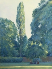 Summer evening, Grove Park, Carshalton  -  24x18