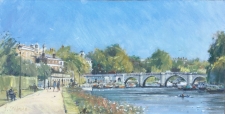 Blue sky, Richmond -  8x16