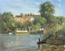 By the river, Richmond  -  8x10