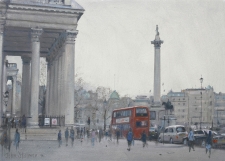 Trafalgar Square, London  -  10x14