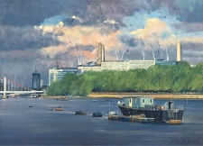 Under construction, Battersea  -  10x14