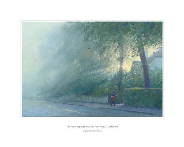 The morning post, Carshalton 18 x 25cm