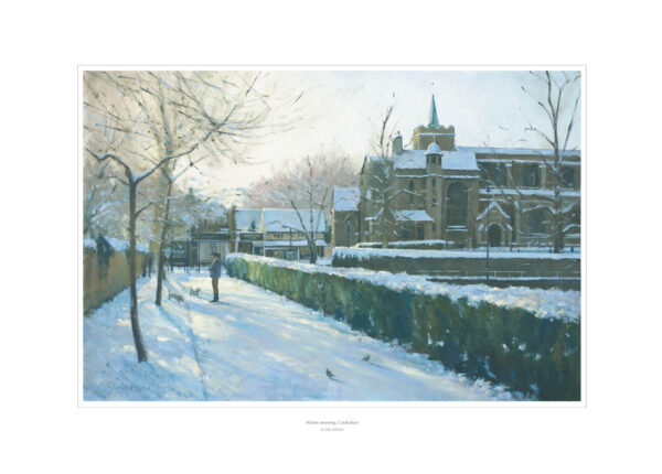 'Winter morning, Carshalton'  40cm x 61cm