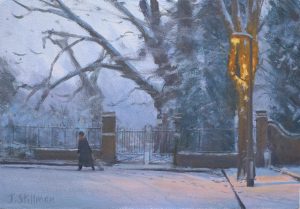 Winter, Talbot Road, Carshalton  7x10 ***SOLD***