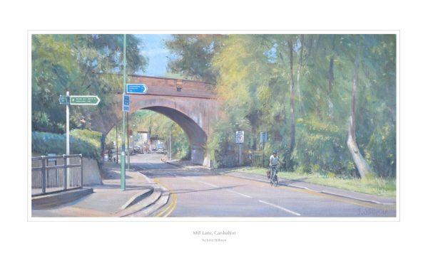 Mill Lane, Carshalton 24 x 48cm