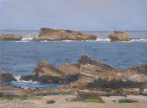 Incoming tide, Essaouira 6x8