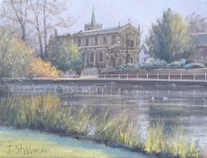Morning, Carshalton 6x8 ***SOLD***