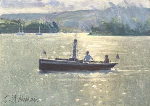 Classic Steam Boat, Windermere 5x7 inches