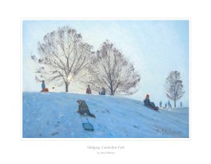 Sledging, Carshalton Park