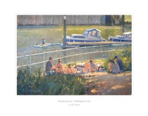 Student picnic, Teddington Lock