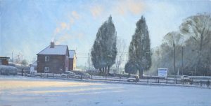 December, Bushells Farm, Carshalton 12x24 inches