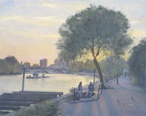 Peaceful evening, Strand-on-the-Green 8x10 inches