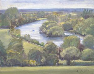 View from Richmond Hill 8x10 inches